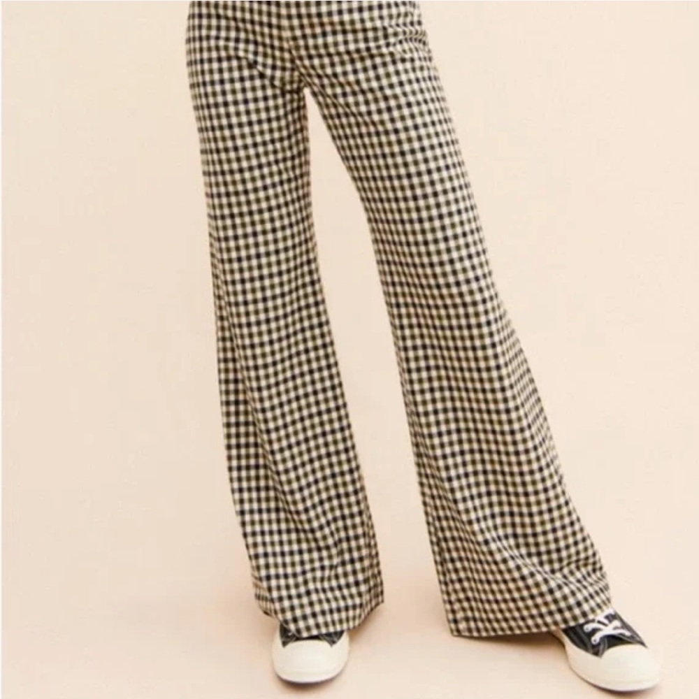 Free People Plaid Jules Pant